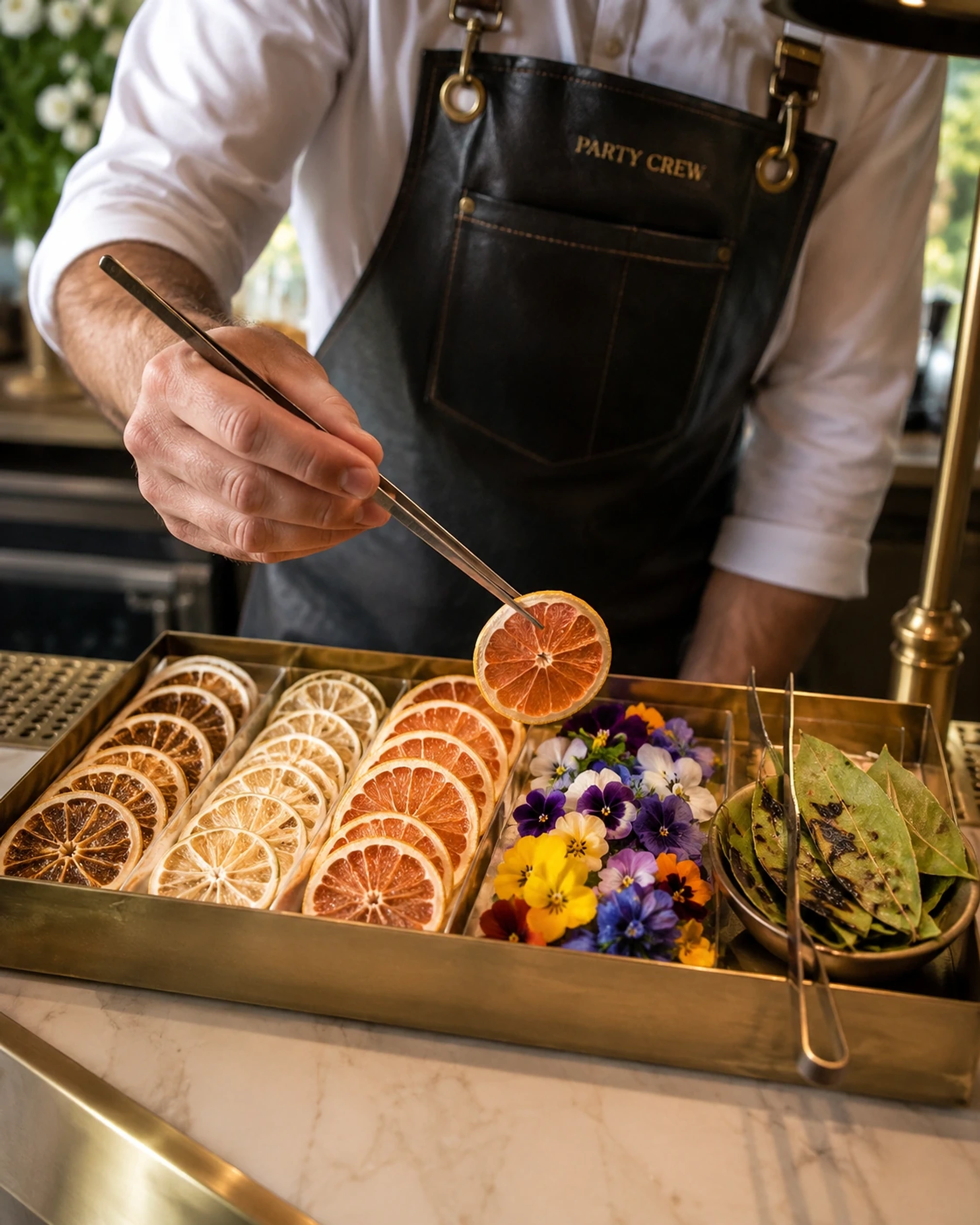 Luxury bar installation at a private event